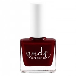 Pearly dark red nail lacquer, natural and vegan formula made in France