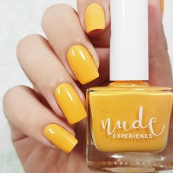Yellow manicure