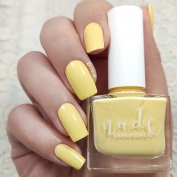 Yellow manicure